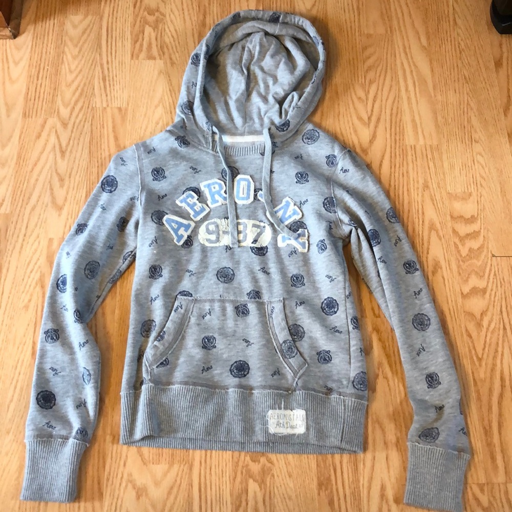 Gray Aeropostale hoodie